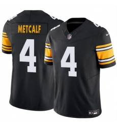 Youth Pittsburgh Steelers 4 DK Metcalf Black 2025 F U S E Vapor Untouchable Limited Stitched Jersey Youth Pittsburgh Steelers 4 DK Metcalf Black 2025 F U S E Vapor Untouchable Limited Stitched Jersey