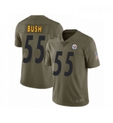 Youth Pittsburgh Steelers 55 Devin Bush Limited Olive 2017 Salute to Service Football Jersey Youth Pittsburgh Steelers 55 Devin Bush Limited Olive 2017 Salute to Service Football Jersey