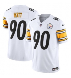 Youth Pittsburgh Steelers 90 T J Watt White 2023 F U S E Vapor Untouchable Limited Stitched Football Jersey Youth Pittsburgh Steelers 90 T J Watt White 2023 F U S E Vapor Untouchable Limited Stitched Football Jersey