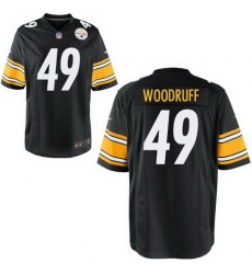 Youth Steelers #49 Dwayne Woodruff Black Game Stitched NFL Jersey Youth Steelers #49 Dwayne Woodruff Black Game Stitched NFL Jersey