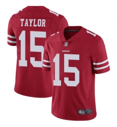 49ers 15 Trent Taylor Red Team Color Mens Stitched Football Vapor Untouchable Limited Jersey 49ers 15 Trent Taylor Red Team Color Mens Stitched Football Vapor Untouchable Limited Jersey