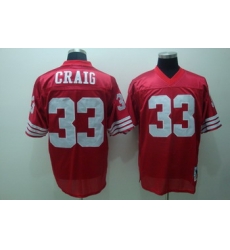 Francisco 49ers 33 Roger Craig Red Jerseys Throwback (1) Francisco 49ers 33 Roger Craig Red Jerseys Throwback (1)