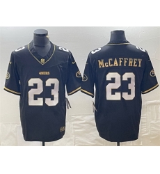 Men San Francisco 49ers 13 Brock Purdy Black Gold 2023 F U S E Stitched Jersey Men San Francisco 49ers 13 Brock Purdy Black Gold 2023 F U S E Stitched Jersey