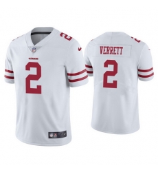 Men San Francisco 49ers 2 Jason Verrett White Vapor Limited Jersey Men San Francisco 49ers 2 Jason Verrett White Vapor Limited Jersey