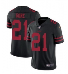 Men San Francisco 49ers 21 Frank Gore Black Vapor Untouchable Limited Stitched jersey Men San Francisco 49ers 21 Frank Gore Black Vapor Untouchable Limited Stitched jersey