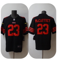 Men San Francisco 49ers 23 Christian McCaffrey 2022 Black Vapor Untouchable Stitched Jersey