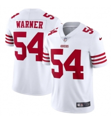 Men San Francisco 49ers 54 Fred Warner 2022 New White Vapor Untouchable Stitched Jersey Men San Francisco 49ers 54 Fred Warner 2022 New White Vapor Untouchable Stitched Jersey