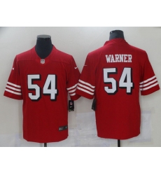 Men San Francisco 49ers 54 Warner Red Nike Vapor Untouchable Limited 2021 NFL Jersey Men San Francisco 49ers 54 Warner Red Nike Vapor Untouchable Limited 2021 NFL Jersey