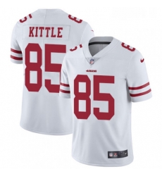 Mens Nike San Francisco 49ers 85 George Kittle White Vapor Untouchable Limited Player NFL Jersey Mens Nike San Francisco 49ers 85 George Kittle White Vapor Untouchable Limited Player NFL Jersey