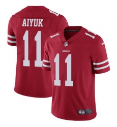 Nike 49ers 11 Brandon Aiyuk Red Team Color Men Stitched NFL Vapor Untouchable Limited Jersey Nike 49ers 11 Brandon Aiyuk Red Team Color Men Stitched NFL Vapor Untouchable Limited Jersey