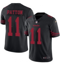 Nike 49ers #11 Quinton Patton Black Mens Stitched NFL Limited Rush Jersey Nike 49ers #11 Quinton Patton Black Mens Stitched NFL Limited Rush Jersey