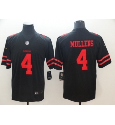 Nike 49ers 4 Nick Mullens Black Vapor Untouchable Limited Jersey Nike 49ers 4 Nick Mullens Black Vapor Untouchable Limited Jersey