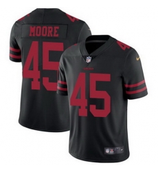 Nike 49ers #45 Tarvarius Moore Black Alternate Mens Stitched NFL Vapor Untouchable Limited Jersey Nike 49ers #45 Tarvarius Moore Black Alternate Mens Stitched NFL Vapor Untouchable Limited Jersey