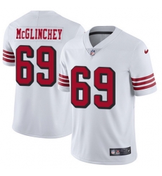 Nike 49ers #69 Mike McGlinchey White Rush Mens Stitched NFL Vapor Untouchable Limited Jersey Nike 49ers #69 Mike McGlinchey White Rush Mens Stitched NFL Vapor Untouchable Limited Jersey