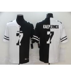 Nike 49ers 7 Colin Kaepernick Black And White Split Vapor Untouchable Limited Jersey Nike 49ers 7 Colin Kaepernick Black And White Split Vapor Untouchable Limited Jersey
