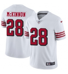 Nike 49ers Jerick McKinnon White Color Rush Vapor Untouchable Limited Jersey Nike 49ers Jerick McKinnon White Color Rush Vapor Untouchable Limited Jersey