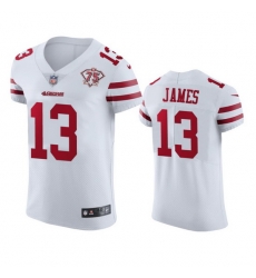 Nike San Francisco 49ers 13 Richie James White Men 75th Anniversary Stitched NFL Vapor Untouchable Elite Jersey Nike San Francisco 49ers 13 Richie James White Men 75th Anniversary Stitched NFL Vapor Untouchable Elite Jersey