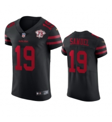 Nike San Francisco 49ers 19 Deebo Samuel Black Alternate Men 75th Anniversary Stitched NFL Vapor Untouchable Elite Jersey Nike San Francisco 49ers 19 Deebo Samuel Black Alternate Men 75th Anniversary Stitched NFL Vapor Untouchable Elite Jersey