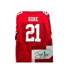 Nike San Francisco 49ers 21 Frank Gore Red Elite Signed NFL Jersey Nike San Francisco 49ers 21 Frank Gore Red Elite Signed NFL Jersey