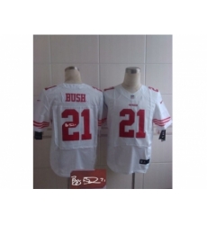 Nike San Francisco 49ers 21 Reggie Bush white Elite Signature NFL Jersey Nike San Francisco 49ers 21 Reggie Bush white Elite Signature NFL Jersey
