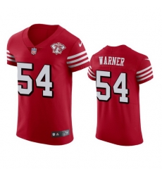 Nike San Francisco 49ers 54 Fred Warner Red Rush Men 75th Anniversary Stitched NFL Vapor Untouchable Elite Jersey Nike San Francisco 49ers 54 Fred Warner Red Rush Men 75th Anniversary Stitched NFL Vapor Untouchable Elite Jersey