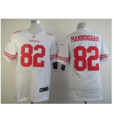 Nike San Francisco 49ers 82 Mario Manningham White Elite NFL Jersey Nike San Francisco 49ers 82 Mario Manningham White Elite NFL Jersey