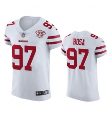 Nike San Francisco 49ers 97 Nick Bosa White Men 75th Anniversary Stitched NFL Vapor Untouchable Elite Jersey Nike San Francisco 49ers 97 Nick Bosa White Men 75th Anniversary Stitched NFL Vapor Untouchable Elite Jersey