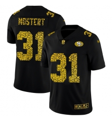 San Francisco 49ers 31 Raheem Mostert Men Nike Leopard Print Fashion Vapor Limited NFL Jersey Black San Francisco 49ers 31 Raheem Mostert Men Nike Leopard Print Fashion Vapor Limited NFL Jersey Black