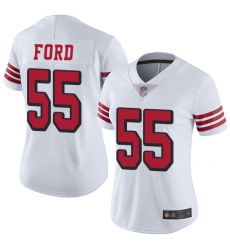 49ers 55 Dee Ford White Rush Womens Stitched Football Vapor Untouchable Limited 49ers 55 Dee Ford White Rush Womens Stitched Football Vapor Untouchable Limited