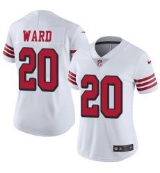 Nike 49ers #20 Jimmie Ward White Rush Womens Stitched NFL Vapor Untouchable Limited Jersey Nike 49ers #20 Jimmie Ward White Rush Womens Stitched NFL Vapor Untouchable Limited Jersey