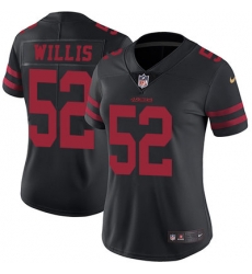 Nike 49ers #52 Patrick Willis Black Alternate Womens Stitched NFL Vapor Untouchable Limited Jersey Nike 49ers #52 Patrick Willis Black Alternate Womens Stitched NFL Vapor Untouchable Limited Jersey