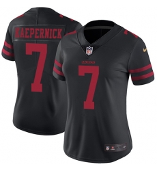 Nike 49ers #7 Colin Kaepernick Black Alternate Womens Stitched NFL Vapor Untouchable Limited Jersey Nike 49ers #7 Colin Kaepernick Black Alternate Womens Stitched NFL Vapor Untouchable Limited Jersey