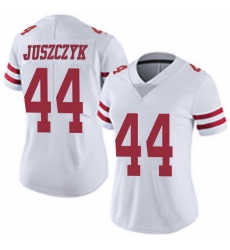 Women Nike 49ers #44 Kyle Juszczyk White Stitched NFL Vapor Untouchable Limited Jersey Women Nike 49ers #44 Kyle Juszczyk White Stitched NFL Vapor Untouchable Limited Jersey