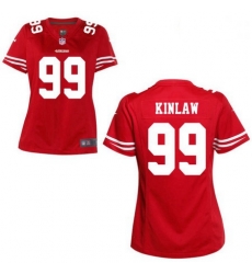 Women Nike 49ers 99 Javon Kinlaw Red Game Stitched NFL Jersey Women Nike 49ers 99 Javon Kinlaw Red Game Stitched NFL Jersey