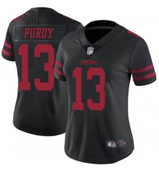 Women San Francisco 49ers 13 Brock Purdy New Black 2023 F U S E Stitched Football Jersey Women San Francisco 49ers 13 Brock Purdy New Black 2023 F U S E Stitched Football Jersey