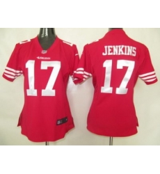 Womens Nike San Francisco 49ers 17# Jenkins Authentic Jersey Womens Nike San Francisco 49ers 17# Jenkins Authentic Jersey