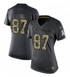 Womens Nike San Francisco 49ers 87 Dwight Clark Limited Black 2016 Salute to Service NFL Jersey Womens Nike San Francisco 49ers 87 Dwight Clark Limited Black 2016 Salute to Service NFL Jersey