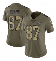 Womens Nike San Francisco 49ers 87 Dwight Clark Limited OliveCamo 2017 Salute to Service NFL Jersey Womens Nike San Francisco 49ers 87 Dwight Clark Limited OliveCamo 2017 Salute to Service NFL Jersey
