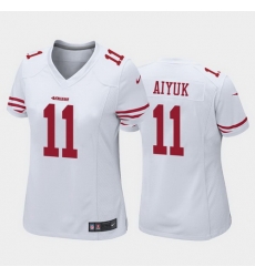 women brandon aiyuk san francisco 49ers white game jersey women brandon aiyuk san francisco 49ers white game jersey