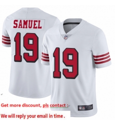49ers 19 Deebo Samuel White Rush Youth Stitched Football Vapor Untouchable Limited Jersey 49ers 19 Deebo Samuel White Rush Youth Stitched Football Vapor Untouchable Limited Jersey