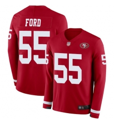 49ers 55 Dee Ford Red Team Color Youth Stitched Football Limited Therma Long Sleeve Jersey 49ers 55 Dee Ford Red Team Color Youth Stitched Football Limited Therma Long Sleeve Jersey