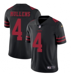 Nike 49ers #4 Nick Mullens Black Alternate Youth Stitched NFL Vapor Untouchable Limited Jersey Nike 49ers #4 Nick Mullens Black Alternate Youth Stitched NFL Vapor Untouchable Limited Jersey