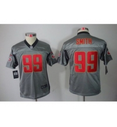 Nike Youth San Francisco 49ers #99 Aldon Smith Grey Shadow Elite Jerseys Nike Youth San Francisco 49ers #99 Aldon Smith Grey Shadow Elite Jerseys