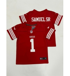 Toddlers San Francisco 49ers 1 Deebo Samuel Red Vapor Untouchable Stitched Football Jersey Toddlers San Francisco 49ers 1 Deebo Samuel Red Vapor Untouchable Stitched Football Jersey