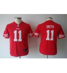 Youth Nike San Francisco 49ers 11# Smith Authentic Red Jersey Youth Nike San Francisco 49ers 11# Smith Authentic Red Jersey