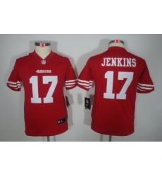 Youth Nike San Francisco 49ers #17 Jenkins Red Limited Jerseys Youth Nike San Francisco 49ers #17 Jenkins Red Limited Jerseys