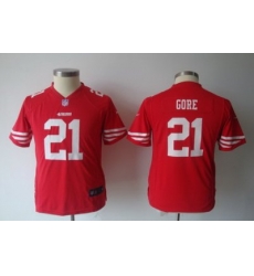 Youth Nike San Francisco 49ers 21# Gore Authentic Red Jersey Youth Nike San Francisco 49ers 21# Gore Authentic Red Jersey