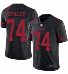 Youth Nike San Francisco 49ers 74 Joe Staley Limited Black Rush Vapor Untouchable NFL Jersey Youth Nike San Francisco 49ers 74 Joe Staley Limited Black Rush Vapor Untouchable NFL Jersey