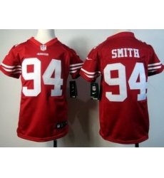 Youth Nike San Francisco 49ers #94 Justin Smith Red Nike NFL Jerseys Youth Nike San Francisco 49ers #94 Justin Smith Red Nike NFL Jerseys