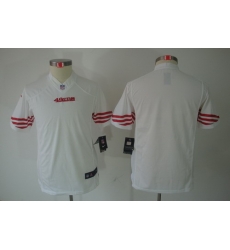Youth Nike San Francisco 49ers Blank White Limited Jerseys Youth Nike San Francisco 49ers Blank White Limited Jerseys